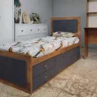 تخت تک نفره همراه با انباری و کشو|تخت و سرویس خواب|پردیس, فاز ۴|دیوار