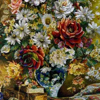 تابلو فرش دستباف گل تاپ قدی *|تابلو فرش|تهران, کامرانیه|دیوار