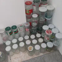 شیشه رب گوجه فرنگی و مربا و غیره...|ظروف نگهدارنده، پلاستیکی، یکبارمصرف|خرمدره, |دیوار