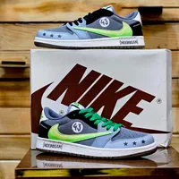 کتونی مشکی سبز طوسی طرح مانستر تراویس جدید 6666|کیف، کفش، کمربند|تهران, نیروی هوایی (پیروزی)|دیوار