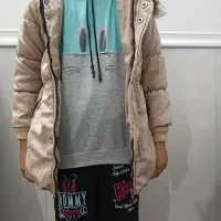 کاپشن دخترانه سایز۳۴|کفش و لباس بچه|قم, قلعه کامکار|دیوار