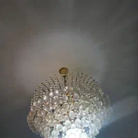 لوستر برند کریستال بزرگ|لوستر و چراغ آویز|اهواز, گلستان|دیوار