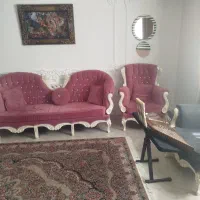 مبل کارکرده تمیز دو دست نیم ست|مبلمان خانگی و میز عسلی|مشهد, جاهد شهر|دیوار