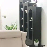 ویترین سه تیکه و آیینه شمعدون