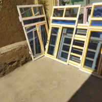 درو پنجره آلومینیومی در حد نو سه عدد پنجره ودر|مصالح و تجهیزات ساختمان|ملایر, |دیوار