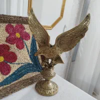 مجسمه عقاب (جنس برنج) رنگ طلایی