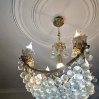 فروش 3 عدد لوستر آنتیک برنجی چشمه نور|لوستر و چراغ آویز|بندر ماهشهر, |دیوار