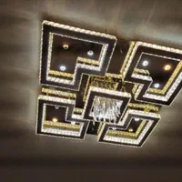 لوستر لوزی smd سه رنگ|لوستر و چراغ آویز|اصفهان, باغ زرشک|دیوار