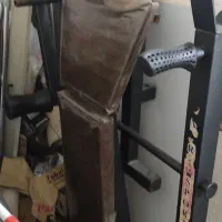 وزنه.میز چندکاره بدنسازی .دمبل و هالتر