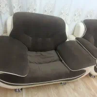 مبل راحتی ترکیه مدل قایقی بعلاوه جلومبلی میزMDF|مبلمان خانگی و میز عسلی|تبریز, |دیوار