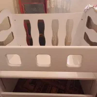 تخت خواب گهواره ای نوزاد (تخت بغل تخت مادر)|تخت و صندلی بچه|رشت, باهنر|دیوار