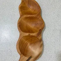 ظرف اردوخوری چوبی سه تیکه
