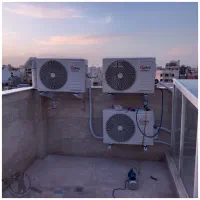نصب کولر گازی و داکت اسپیلت و لوله کشی مسی