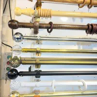 چوب پرده و لوازم پرده پانچ مینیمال ساده اتومات