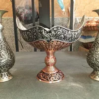 ظروف مسی قلمزنی|صنایع دستی و سایر لوازم تزئینی|اصفهان, جاوان|دیوار