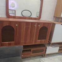 آینه کنسول میز تی وی|بوفه، ویترین، کنسول|شیراز, شهرک گلها|دیوار
