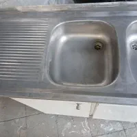 سینک دولگنه به همراه کابینت|مصالح و تجهیزات ساختمان|محمدیه-قزوین, |دیوار