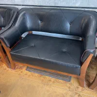 میز کار و صندلی چرمی درجه ۱