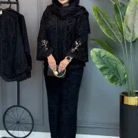 ست مانتو شلوار مخمل