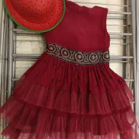 لباس دخترانه پیراهن دخترانه یلدا