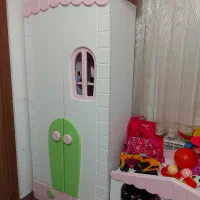 سرویس خواب دخترانه|تخت و سرویس خواب|لاهیجان, حزین|دیوار