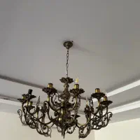 فروش لوستر برنجی|لوستر و چراغ آویز|مشهد, هنرستان|دیوار