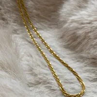 زنجیر طرح طلا رنگ ثابت