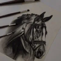 سفارش سیاه قلم تخفیف روز مادر و زن|تابلو، نقاشی، عکس|اهواز, زندوکیلی|دیوار