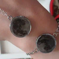 گردنبند ماه شبتاب فیروزه ای