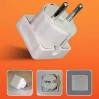 دوشاخه برق مربع چهارگوش و انگشتی دسته دار ارت دار|سایر لوازم برقی|تبریز, |دیوار