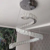 5 لوستر کریستالی چهارحالته