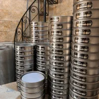 الک ازمایشگاهی خاک شن ماسه و شیکر الک