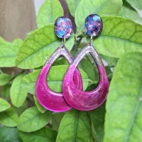 گوشواره های رزینی میخی|زیورآلات و اکسسوری|اراک, |دیوار