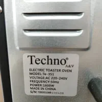 آون توستر تکنو مدل 351 سایز بزرگ 35 لیتر|اجاق گاز و لوازم برقی پخت‌وپز|مشکین‌دشت, |دیوار