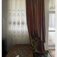 پرده گل برجسته