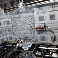 کلمن شیشه ای شفاف