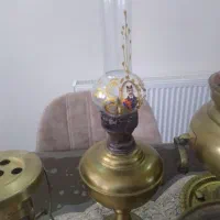 چراغ گردسوزبرنج قدیمی ۱۸۰۰ پرند