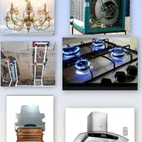 سرویس کار وتعمیرات کولر آبی اجاق گاز آبگرمکن لوستر