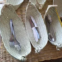 جا قاشقی حصیری|صنایع دستی و سایر لوازم تزئینی|میناب, |دیوار