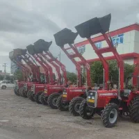 تراکتور فرگوسن 475 جفت با بیل لودر