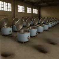 چلو پز های صنعتی رستورانی برنج ( دیگ پلو )