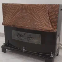 بخاری سالم منقل برنجی  کوزه و خمره کهنه وقدیمی|بخاری، هیتر، شومینه|لاهیجان, کاروانسرابر|دیوار