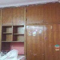 کمد دیواری با چوب روس در حد نو و چند تخت فلزی|جاکفشی، کمد، دراور|مسجد سلیمان, |دیوار