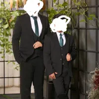 دو دست کت شلوار نو مناسب سن 13و11سال