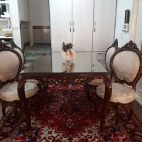 میز نهار خوری   تمام راش   نو|میز و صندلی غذاخوری|بناب, |دیوار