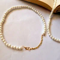 گردنبند مرواریدی ساده و شیک|بدلیجات|اصفهان, رهنان|دیوار