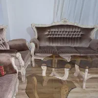 مبل ۷ نفره با جلو مبلی وعسلی|مبلمان خانگی و میز عسلی|اردبیل, |دیوار