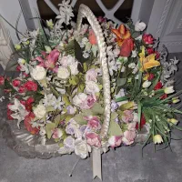 سبد گل مصنوعی لاکچری|گل مصنوعی|اندیشه, اندیشه فاز ۴|دیوار