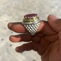 انگشتر یاقوت سرخ معدنی|کلکسیون اشیاء عتیقه|رفسنجان, |دیوار