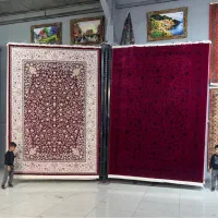 فرش۱۵۰۰شانه نخ مرینوس/با قیمتی باورنکردنی|فرش|شیراز, لاله|دیوار